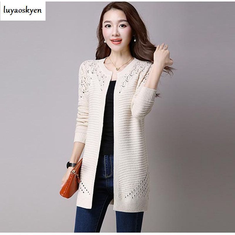 Women Knitted Hollow Out Long Sleeve cardigan Sweater Autumn Ladies Tops Casual Crochet Cardigans Sweaters Outfit Tops WU147, Beige
Women Knitted Hollow Out Long Sleeve cardigan Sweater Autumn Ladies Tops Casual Crochet Cardigans Sweaters Outfit Tops WU147, Beige