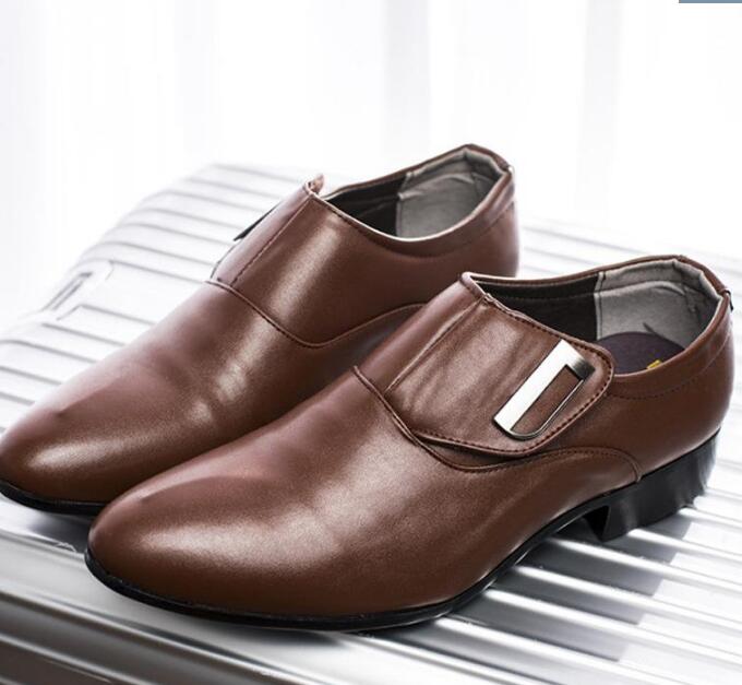 Hot Sale- men wedding shoes men formal suit shoes chaussure homme mariage sapato social masculino couro schoenen mannen erkek ayakkabi