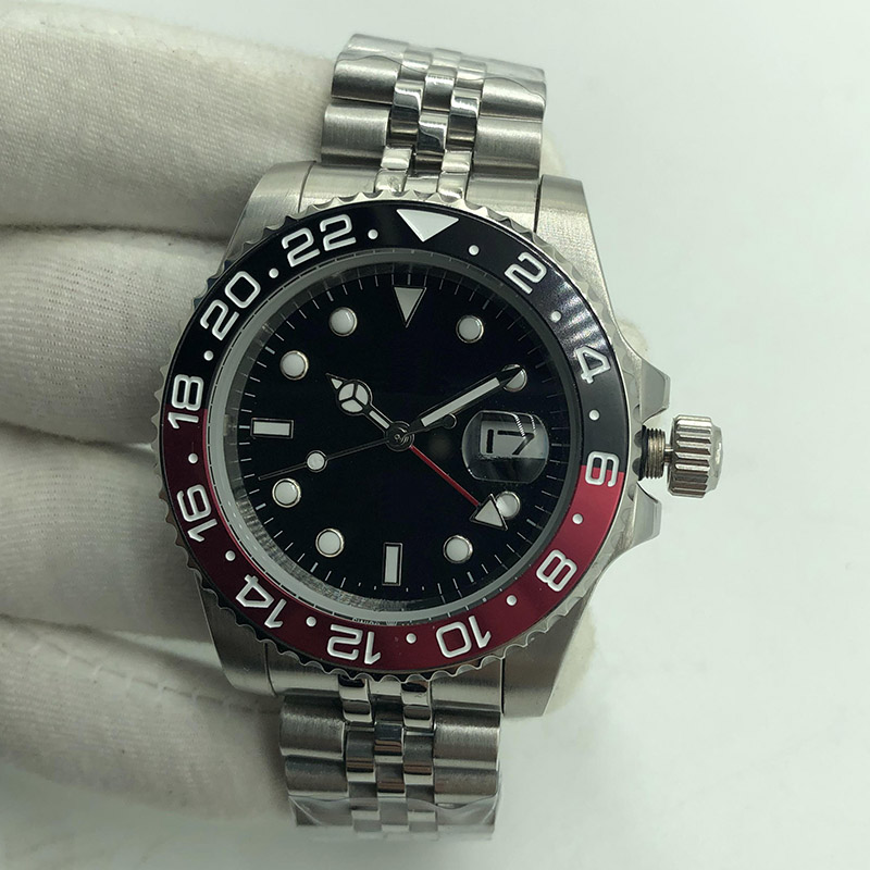 U1 GMT orologio di lusso mens watches ceramic all stainless steel super bright montre de luxe sports automatic mechanical watch, Slivery;brown
U1 GMT orologio di lusso mens watches ceramic all stainless steel super bright montre de luxe sports automatic mechanical watch, Slivery;brown
