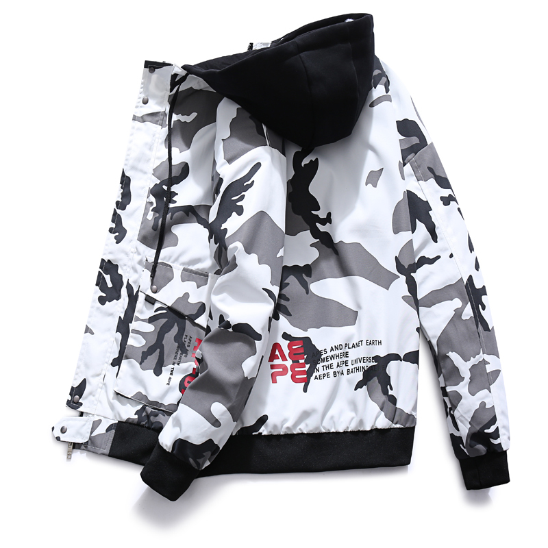 2019 New Spring Men Camo Military Jacket Wind Bomber Mens Camouflage Hip Hop Jackets And Coats For Male T200318, White
2019 New Spring Men Camo Military Jacket Wind Bomber Mens Camouflage Hip Hop Jackets And Coats For Male T200318, White