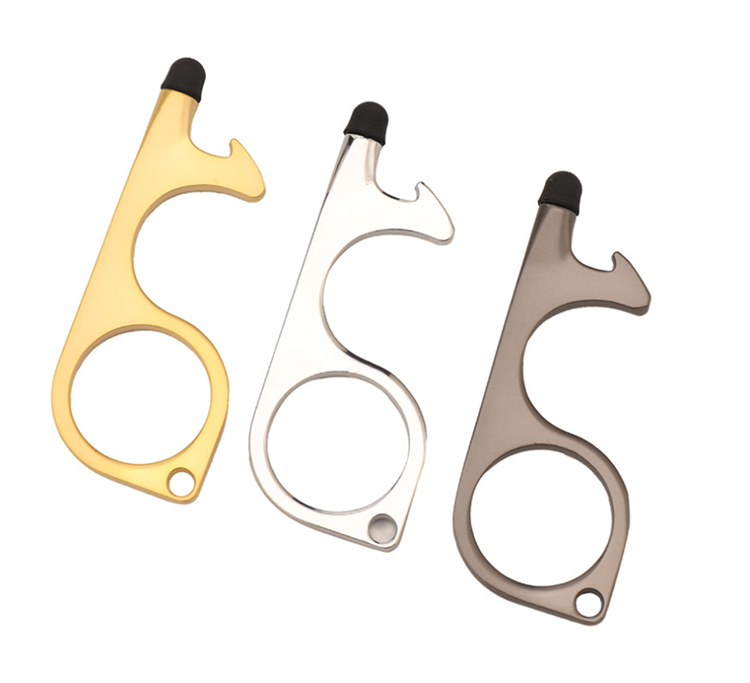New Metal Safety Touchless Door Opener Stylus Key Hook metal Hands Free Door Handle Opener Tool Keychain with silicone head T10I0029
New Metal Safety Touchless Door Opener Stylus Key Hook metal Hands Free Door Handle Opener Tool Keychain with silicone head T10I0029