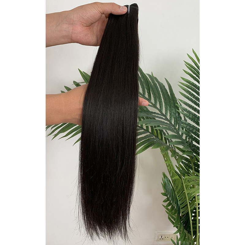 Brazilian Virgin Human Hair Double Drawn 8-20inch Straight Peruvian Malaysian Indian Hair Weaves Remy 3 Bundles Hair Weaves