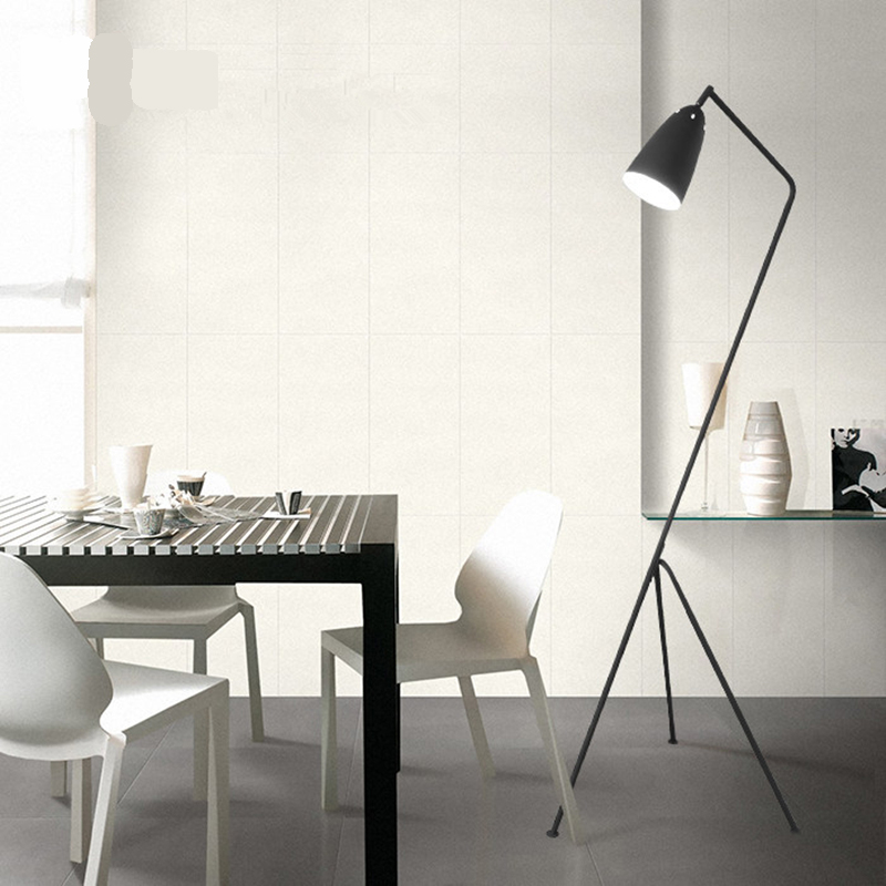 Modern Minimalist Industrial Floor Lamp Standing Lamps for Living room Reading Lighting Loft Iron Triangle Floor Lamp LED e27