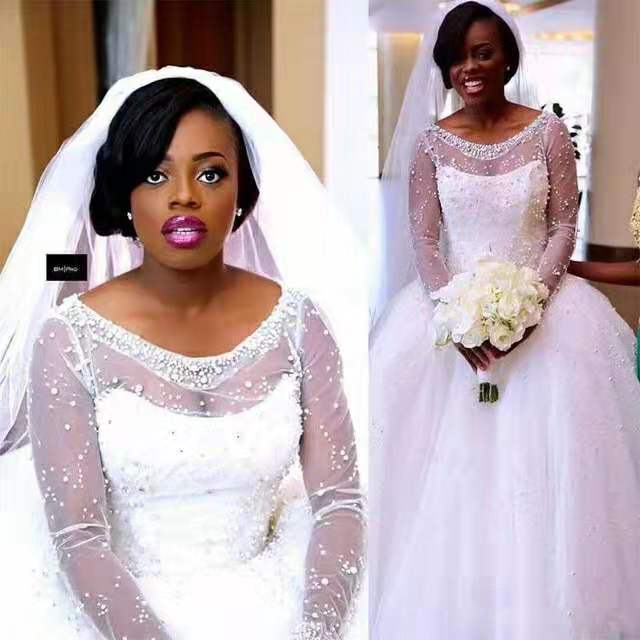 2022 South African Scoop Neck Pearls wedding dress Illusion Long Sleeves Tulle Ruched Wedding Dresses Bridal Gowns Custom Made, Same as image
2022 South African Scoop Neck Pearls wedding dress Illusion Long Sleeves Tulle Ruched Wedding Dresses Bridal Gowns Custom Made, Same as image
