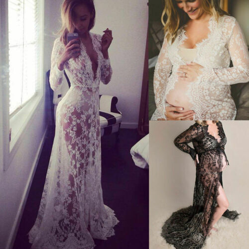 Long Maternity Photography Props Pregnancy Dress Photography Maternity Dresses For Photo Shoot Pregnant Dress Lace Maxi Gown, Black
Long Maternity Photography Props Pregnancy Dress Photography Maternity Dresses For Photo Shoot Pregnant Dress Lace Maxi Gown, Black