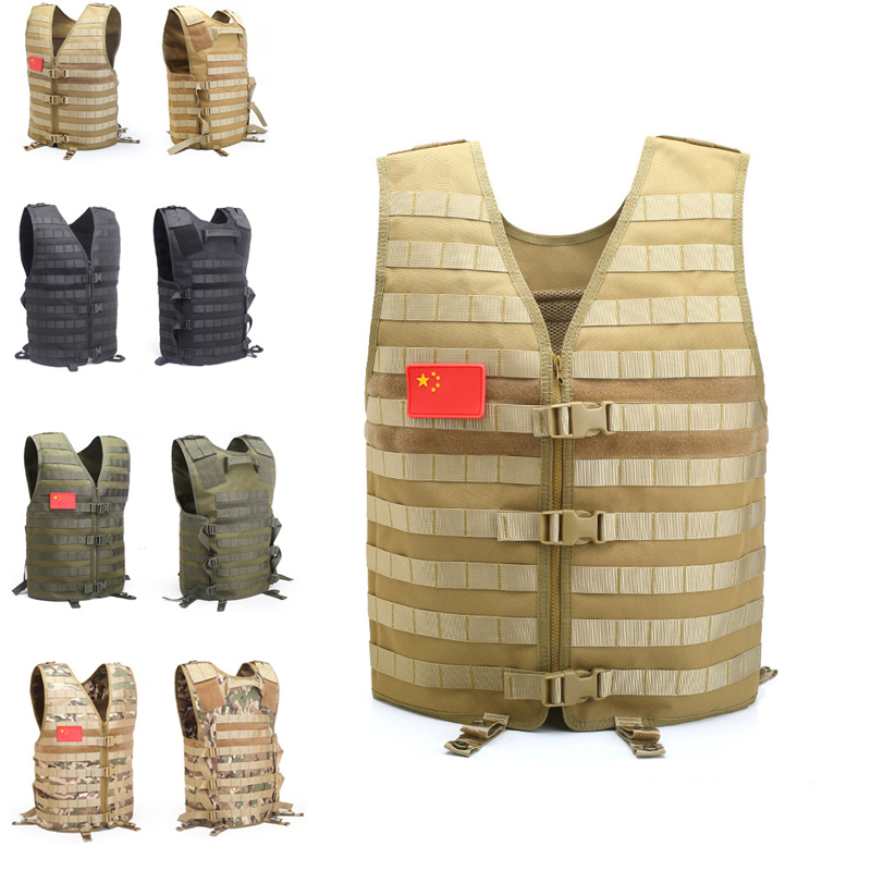 Tactical Vest Molle Ammo Assault Plate Carrier Vest Adjustable Mesh CS Wargame Combat Hunting Accessories, Black
Tactical Vest Molle Ammo Assault Plate Carrier Vest Adjustable Mesh CS Wargame Combat Hunting Accessories, Black