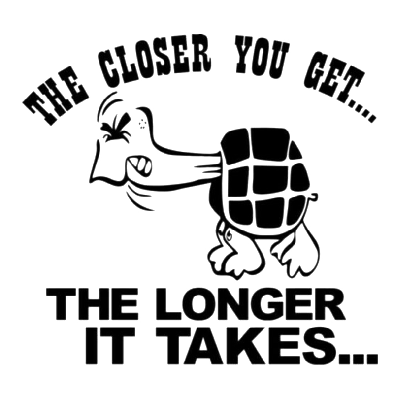16*14.9cm The Closer You Get The Longer It Takes Funny Car Window Bumper Novelty JDM Drift Vinyl Decal Sticker, Color
16*14.9cm The Closer You Get The Longer It Takes Funny Car Window Bumper Novelty JDM Drift Vinyl Decal Sticker, Color