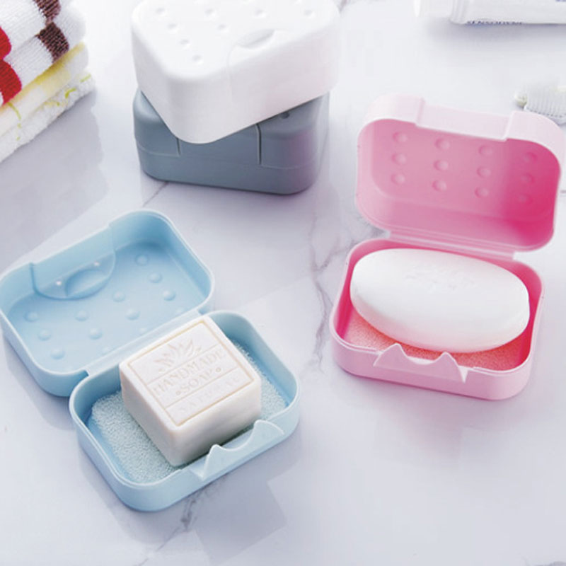 New Candy Color Practical Travel Lock Seal Soap Dishes Creative Portable Toilet Soap Boxes with Lid Holder Sealing Household, Blue
New Candy Color Practical Travel Lock Seal Soap Dishes Creative Portable Toilet Soap Boxes with Lid Holder Sealing Household, Blue