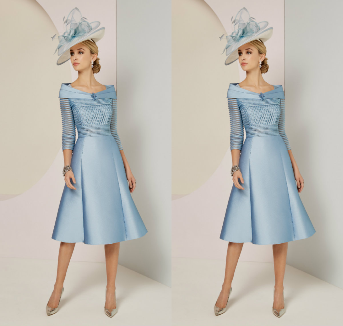2019 Elegant Mother Of The Bride Dresses Off Shoulder 3/4 Long Sleeves Prom Dress Knee Length Wedding Guest Gowns Cheap Light Blue
2019 Elegant Mother Of The Bride Dresses Off Shoulder 3/4 Long Sleeves Prom Dress Knee Length Wedding Guest Gowns Cheap Light Blue