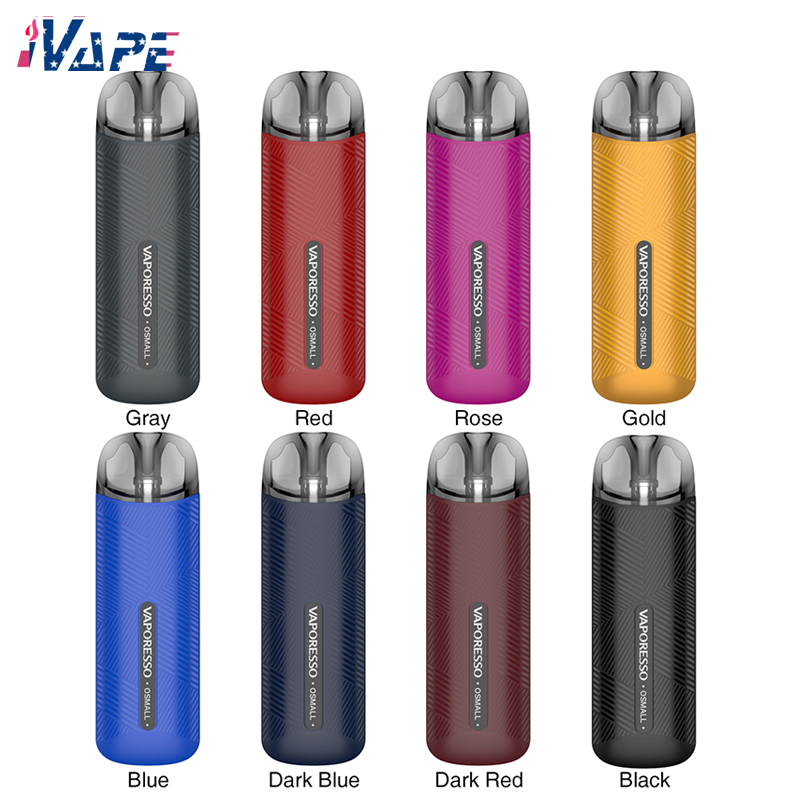 Vaporesso OSMALL Pod System Kit 11W 350mAh with 2.0ml 1.2ohm Coil-inbuilt Pod Cartridge Ultra Compact & Textured Surface Design100% Original
Vaporesso OSMALL Pod System Kit 11W 350mAh with 2.0ml 1.2ohm Coil-inbuilt Pod Cartridge Ultra Compact & Textured Surface Design100% Original
