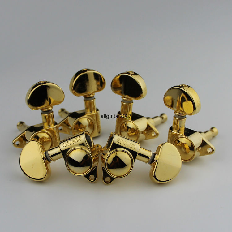 New Gold Grover Tuning Pegs Machine Heads Tuners Guitar Tuning Pegs Guitar Parts