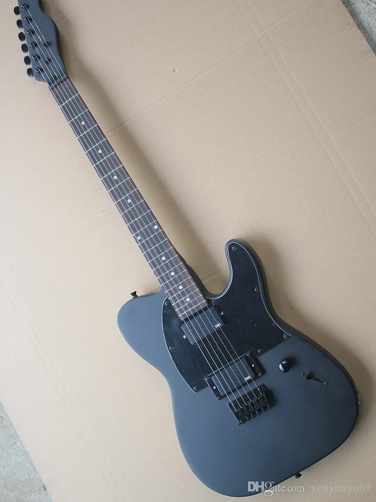 Chitarra Elettrica Nera Opaca Con Radice Di Firma Jimi, Pic…