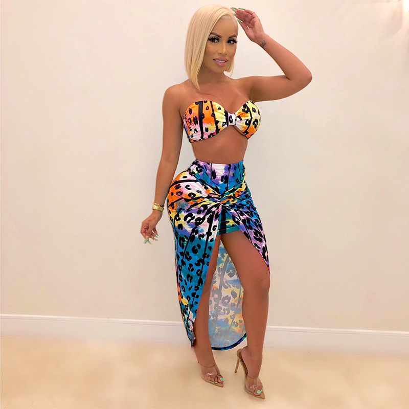 Two Piece Set Strapless Crop Top And Maxi Skirts Bodycon Sexy 2 Piece Set Elegant Summer Beach Women Outfits
Two Piece Set Strapless Crop Top And Maxi Skirts Bodycon Sexy 2 Piece Set Elegant Summer Beach Women Outfits