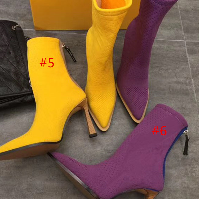 Fashion high quality pointed knitted boots sexy woman shoes in autumn and winter Knitted elastic boots Designer socks boots Large size 35-, #3
Fashion high quality pointed knitted boots sexy woman shoes in autumn and winter Knitted elastic boots Designer socks boots Large size 35-, #3