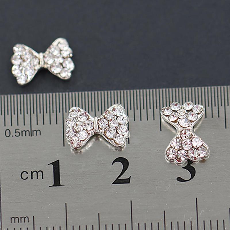 DIY 10pcs/pack 3d Nail Charms Glitter Clear Rhinestones Bow Ties Alloy Nail Art Decorations Tools
DIY 10pcs/pack 3d Nail Charms Glitter Clear Rhinestones Bow Ties Alloy Nail Art Decorations Tools