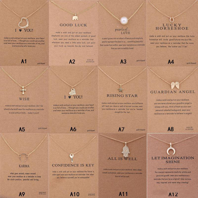 New Arrival Dogeared Necklace With Gift card Elephant Pearl Love Wings Cross Key Zodiac sign Compass lotus Pendant For women Fashion Jewelry
New Arrival Dogeared Necklace With Gift card Elephant Pearl Love Wings Cross Key Zodiac sign Compass lotus Pendant For women Fashion Jewelry