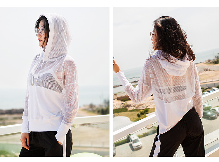 Woman Hollow long-sleeve Yoga Shirts Gym clothing Sportswear Women Fitness shirt loose breathable mesh sports running T-Shirt, Black
Woman Hollow long-sleeve Yoga Shirts Gym clothing Sportswear Women Fitness shirt loose breathable mesh sports running T-Shirt, Black