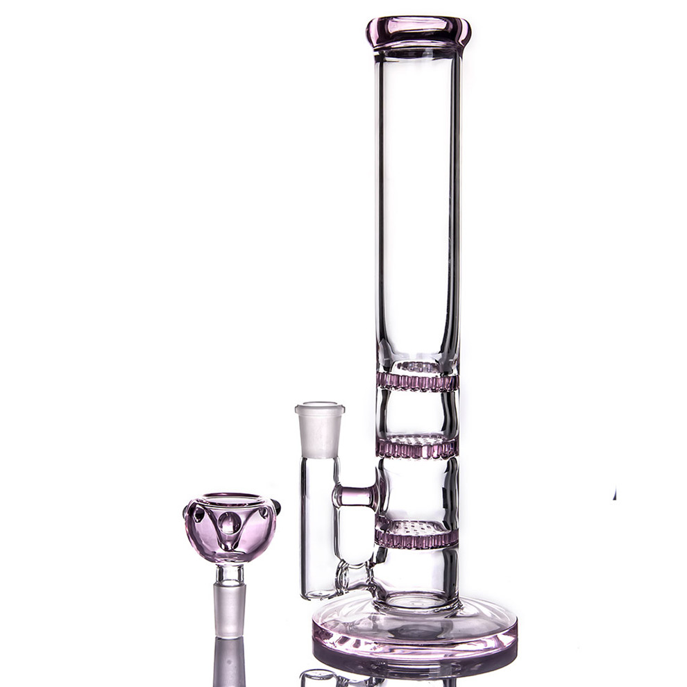 Pink Bong Hookahs 3 layers comb Bong Water pipes Percolator Water Bongs Smoking Pipe With 14mm Bowl Shisha Dab Rigs
Pink Bong Hookahs 3 layers comb Bong Water pipes Percolator Water Bongs Smoking Pipe With 14mm Bowl Shisha Dab Rigs
