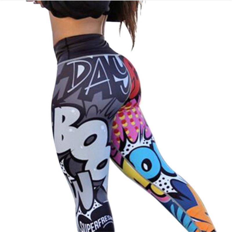 New Print Girl Yoga Pants Jogging Teenager Fitness Pants Colorful Kids Sports Trousers Pants High Waist Workout Yoga Leggings от DHgate WW