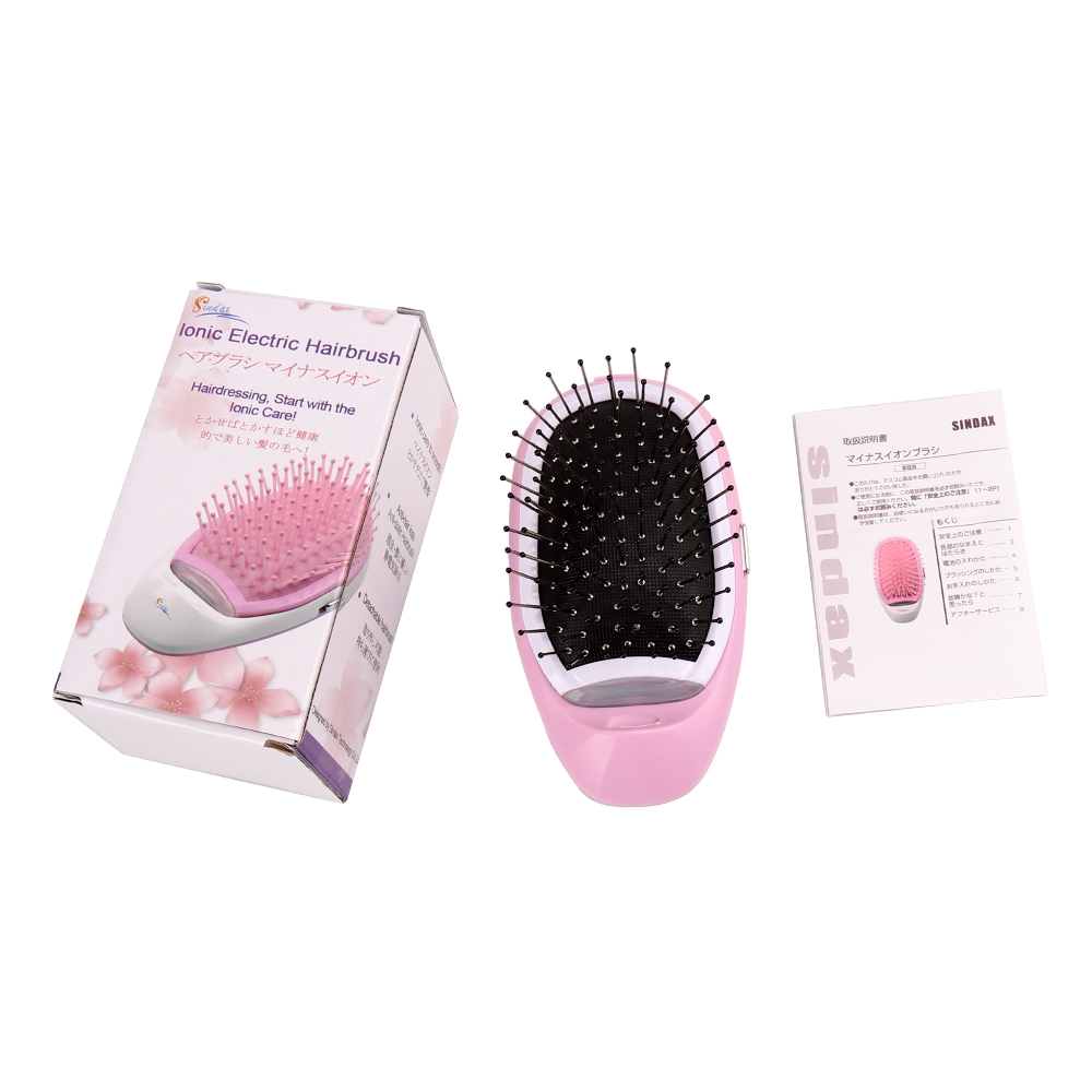 Portable Electric Ionic Hairbrush Negative Ions Hair Comb Brush Hair Modeling Styling Hairbrush