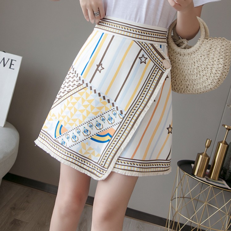 Fashion High Waist Asymmetric Tassels Skirts Womens Sweet Geometric Star Print A Line Mini Skirt Female 2020 Summer Skirts, Picture color
Fashion High Waist Asymmetric Tassels Skirts Womens Sweet Geometric Star Print A Line Mini Skirt Female 2020 Summer Skirts, Picture color
