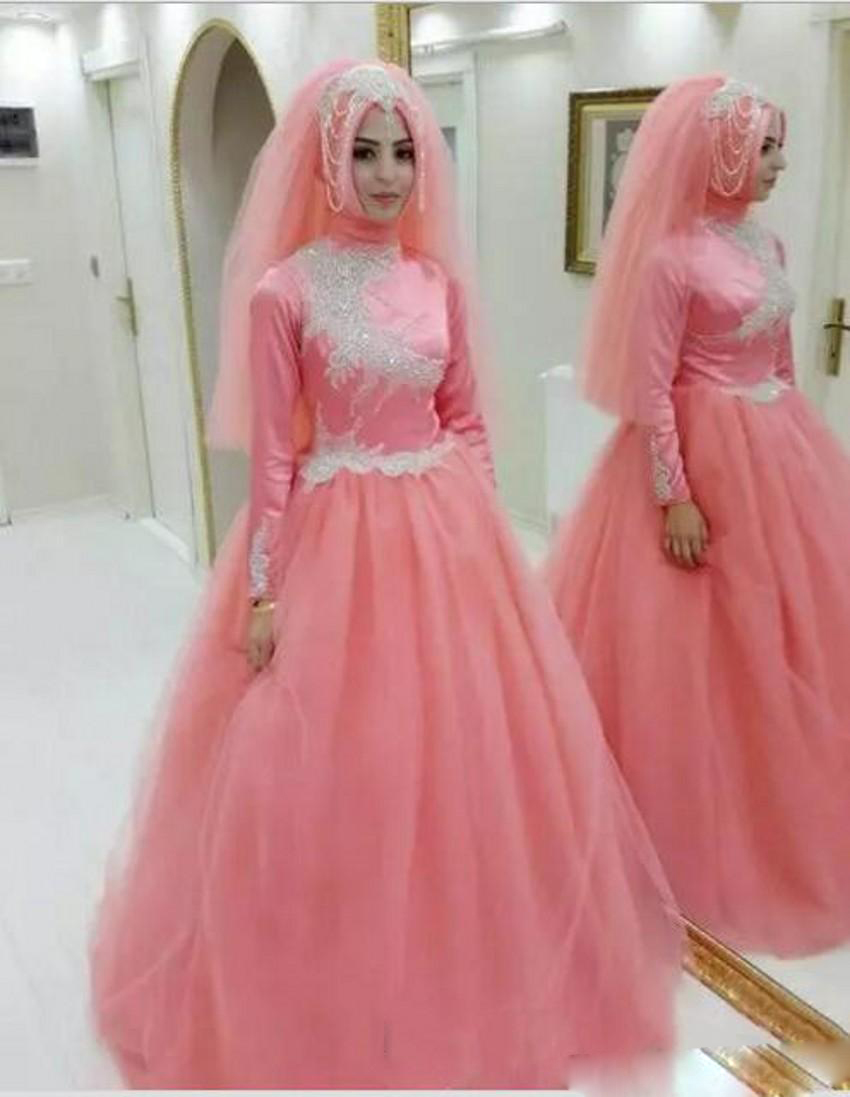 2020 New Arrival A Line Evening Zipper Long Sleeve Lace Applique Sequins Formal Dresses Floor Length High Neck Party Gown 0508