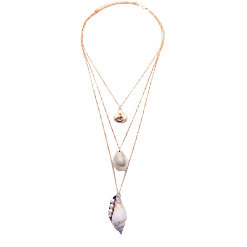 2020 New Trendy Gold Chain Seashell Sea Snail Conch Pearl Necklace Summer Korean Fashion Party Jewelry
2020 New Trendy Gold Chain Seashell Sea Snail Conch Pearl Necklace Summer Korean Fashion Party Jewelry