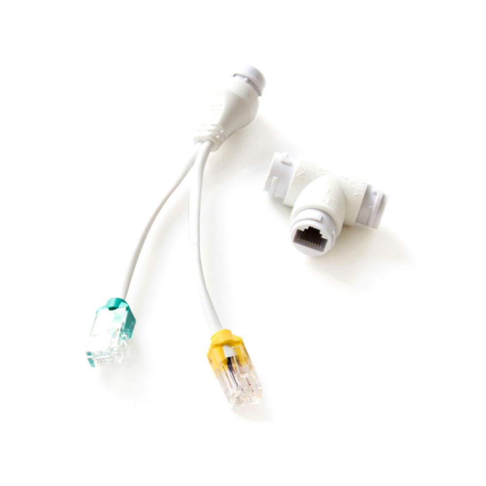 PoE splitter connector POE Separator 2-in-1 network cable connector three-way RJ45 head POE/IP camera / router / AP / TV box
PoE splitter connector POE Separator 2-in-1 network cable connector three-way RJ45 head POE/IP camera / router / AP / TV box