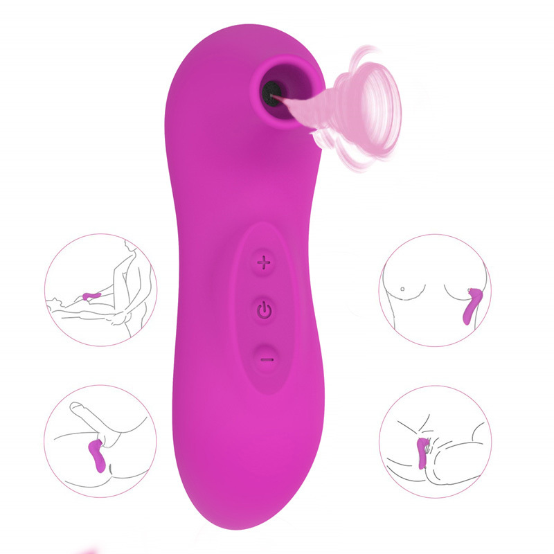 10 vitesses Titiller Vibrator appareil d'aspiration Clitoris Clitoris Fellation mammaires Stimulez Vibrator Femme Sex Toys Pour Femme X277 Y19122