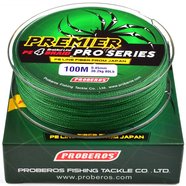 100Meters/1box Green Fishing Lines 4 Weaves Braid Line Available 6LB-100LB(2.7KG-45.3KG) PE Line Pesca Fishing Tackle Accessories E-003
100Meters/1box Green Fishing Lines 4 Weaves Braid Line Available 6LB-100LB(2.7KG-45.3KG) PE Line Pesca Fishing Tackle Accessories E-003