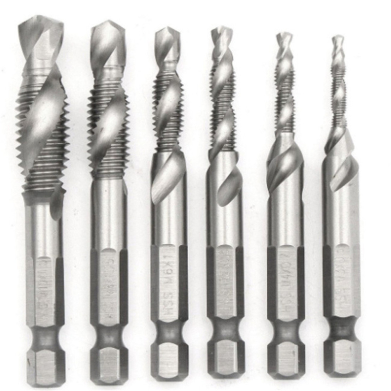 Metric Screw Taps Drill Bit Hex Shank Thread Tap Spiral Screw Drill Bit Woodworking Tool
Metric Screw Taps Drill Bit Hex Shank Thread Tap Spiral Screw Drill Bit Woodworking Tool