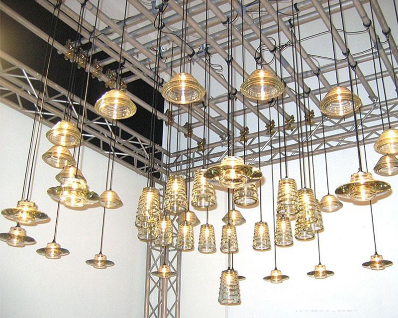 Modern LED Pendant Light AC110V/220-230V Pressed Glass BOWL/LENS/TUBE Crystal Lamps Indoor Lighting Artistic Ceiling Lamp