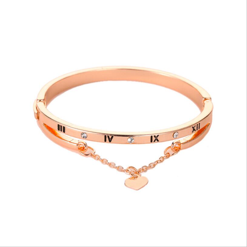 Fashion Heart Link Chain Bracelets Roman Numerals Bracelet Trend Jewelry Korean Elegant Wristband Bangle for Ladies Prices Wholesale
Fashion Heart Link Chain Bracelets Roman Numerals Bracelet Trend Jewelry Korean Elegant Wristband Bangle for Ladies Prices Wholesale
