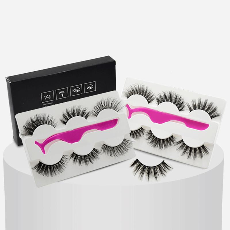 3 Pairs 3D Soft Faux Mink Hair False Eyelashes Natural Messy Eyelash Crisscross Wispy Fluffy Lashes Extension Eye Makeup Tools
3 Pairs 3D Soft Faux Mink Hair False Eyelashes Natural Messy Eyelash Crisscross Wispy Fluffy Lashes Extension Eye Makeup Tools
