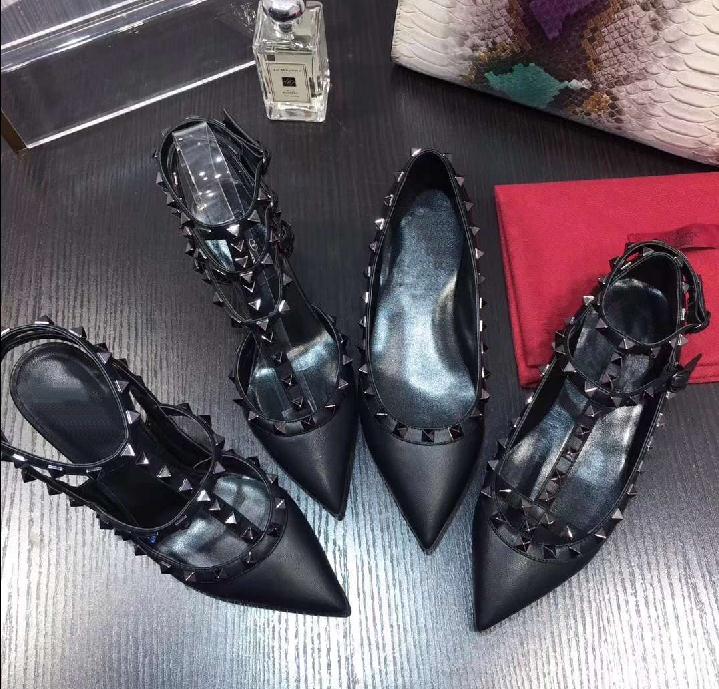 HOT European Fashion Rivet Dress High Heels High Grade Leather Women Lady Heel Shoes Sandals ocm 6cm 8cm 10cm Heel Eur35-41 with box, Black
HOT European Fashion Rivet Dress High Heels High Grade Leather Women Lady Heel Shoes Sandals ocm 6cm 8cm 10cm Heel Eur35-41 with box, Black