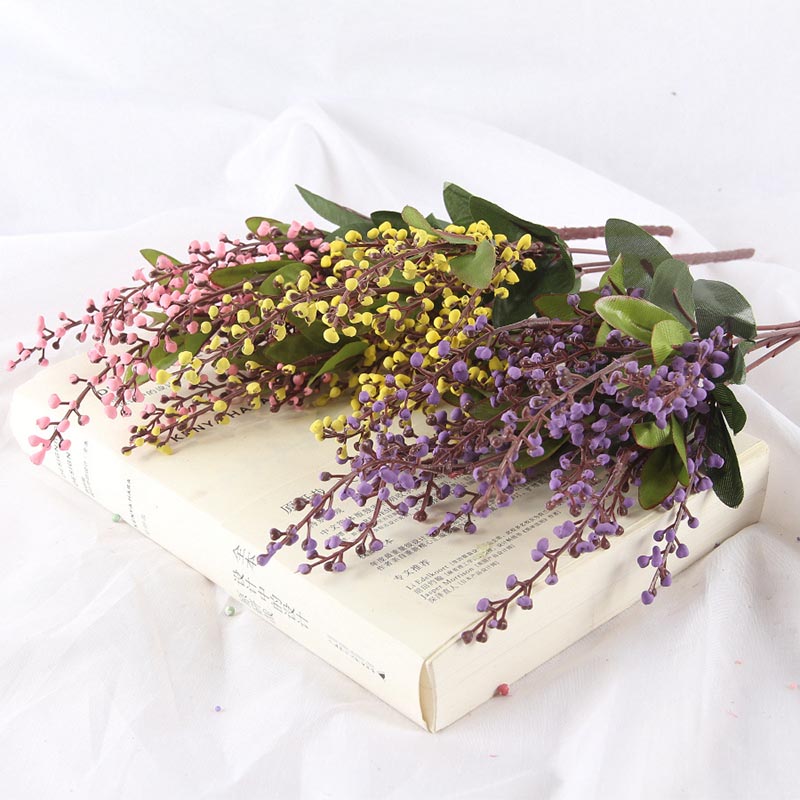 artificial flower 5 branches pastoral wind simulation flower plastic grass wheat silk wedding decoration for home
artificial flower 5 branches pastoral wind simulation flower plastic grass wheat silk wedding decoration for home