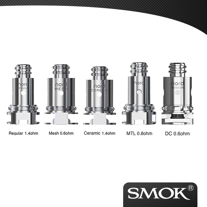 100% Original Smok Nord Coils REGULAR 1.4ohm MESH COIL Nord DC 0.6ohm CERAMIC 1.4ohm coils For SMOK Nord Kit
100% Original Smok Nord Coils REGULAR 1.4ohm MESH COIL Nord DC 0.6ohm CERAMIC 1.4ohm coils For SMOK Nord Kit