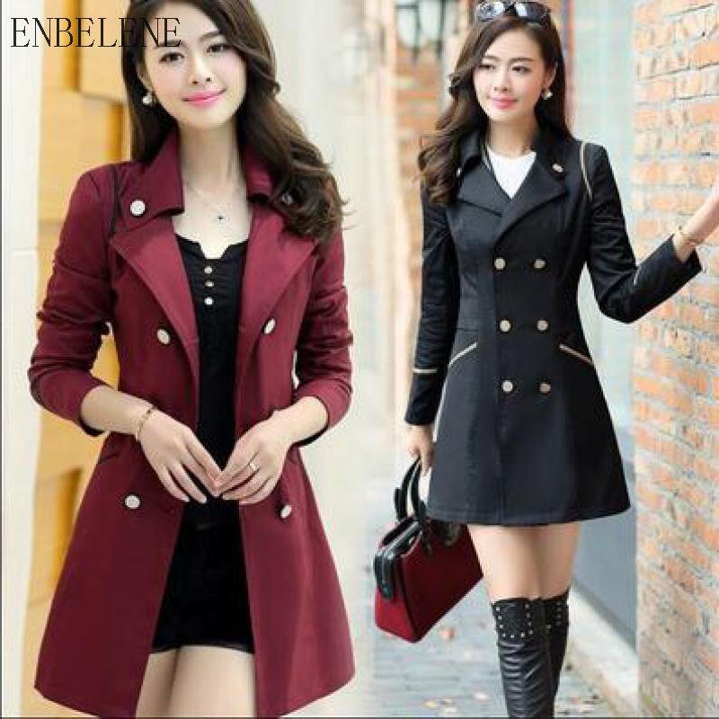 Spring Autumn Female Overcoat Black Green Khaki Polyester Turn-down Collar Double Breasted Slim Ladies Long Trench coat GH386
Spring Autumn Female Overcoat Black Green Khaki Polyester Turn-down Collar Double Breasted Slim Ladies Long Trench coat GH386