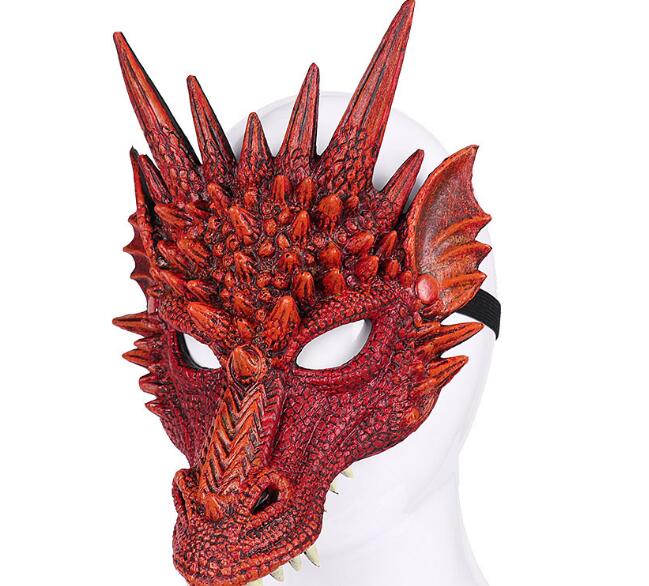 3D Dragon Mask Carnival Party Animal Costume Dragon Cosplay