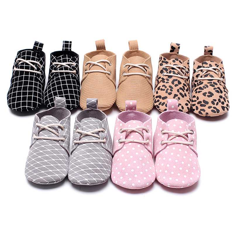 New Stylish Leopard genuine leather print lace up dot soft sole Baby girl boy baby moccasins Infant Toddler first walkers 2020, Black
New Stylish Leopard genuine leather print lace up dot soft sole Baby girl boy baby moccasins Infant Toddler first walkers 2020, Black