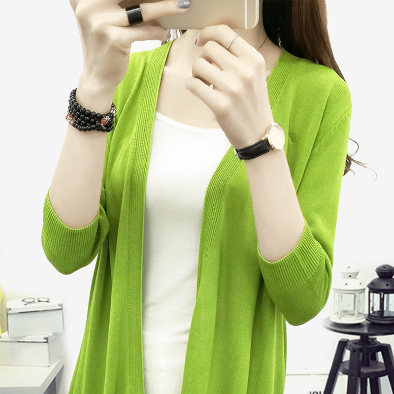 Cardigan Long Summer Cardigan Women Green Knitted Korean Top Loose Spring 2020 Thin Kardigan YNL-20202 Pph544, White
Cardigan Long Summer Cardigan Women Green Knitted Korean Top Loose Spring 2020 Thin Kardigan YNL-20202 Pph544, White