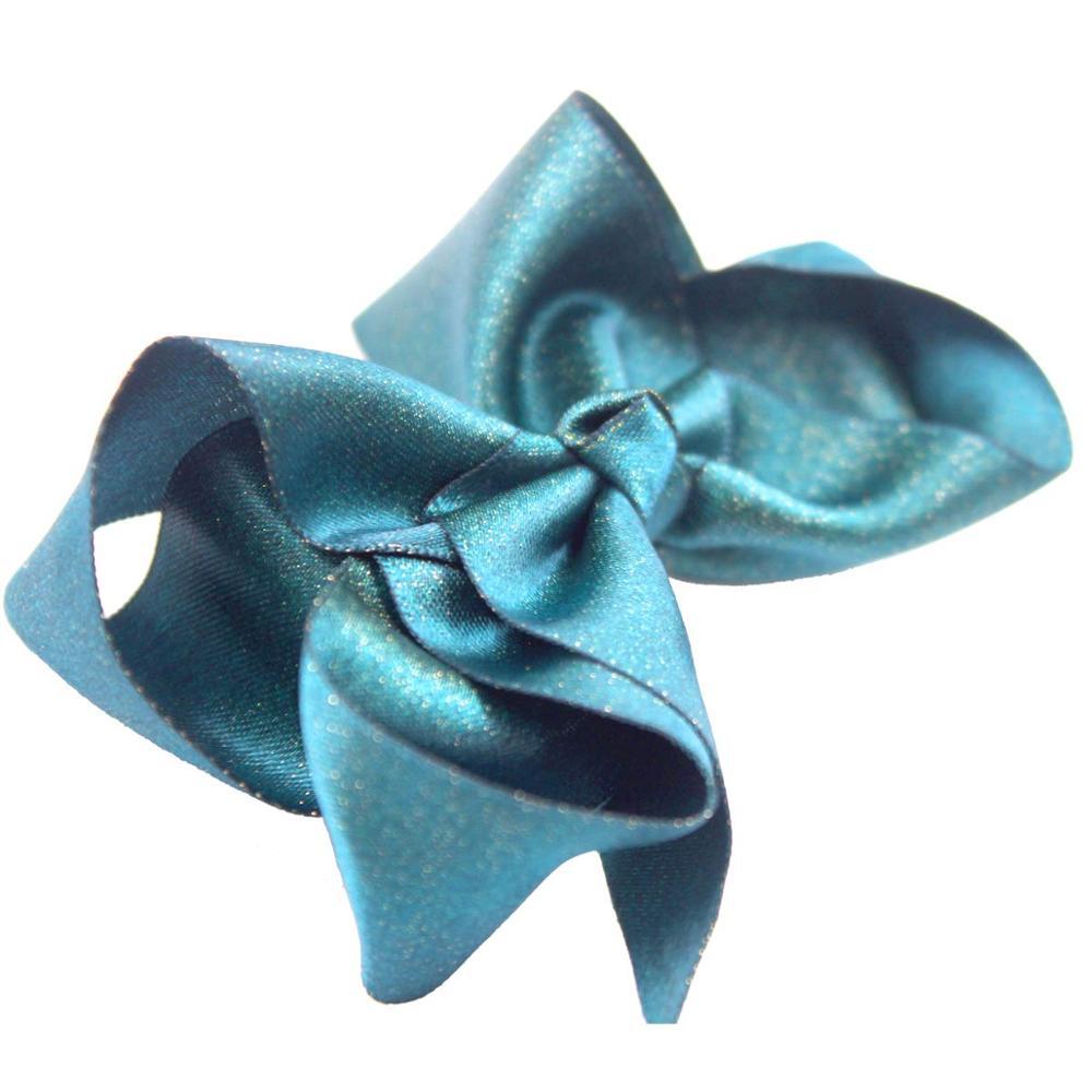 40pcs 4.5 Inch Glitter Grosgrain Ribbon Shiny Hair Bows Alligator Hair Clips For Girls Infants Toddlers Kids Fashion Hair Accessories