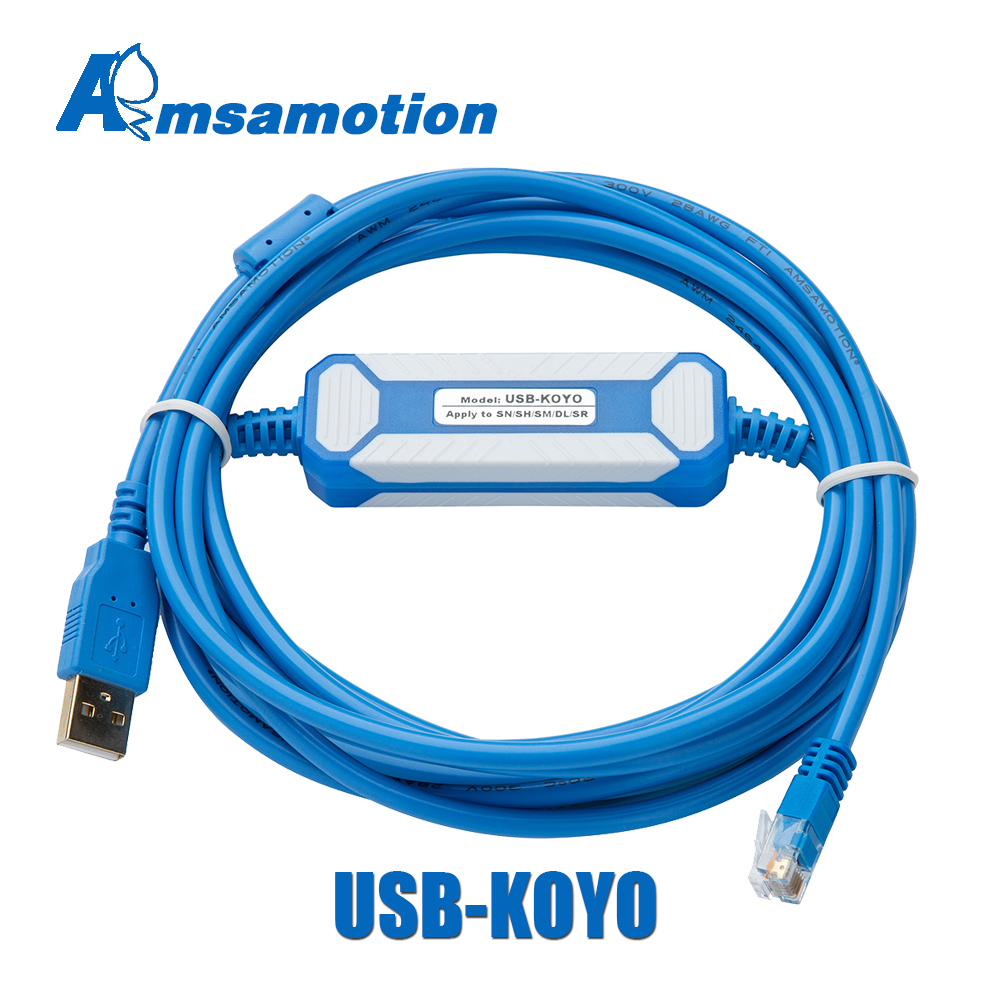AMSAMOTION Upgrade Cable D2-DSCBL-USB Suitable KOYO USB Series DirectLOGIC PLC Programming Cable
AMSAMOTION Upgrade Cable D2-DSCBL-USB Suitable KOYO USB Series DirectLOGIC PLC Programming Cable