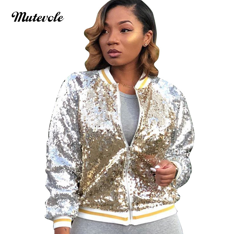 Mutevole Women Zipper Glitter Sequin Jackets Coat Long Sleeve Sexy Party Bomber Jackets Shining Lentejuela Casual Baseball Coat, Multi
Mutevole Women Zipper Glitter Sequin Jackets Coat Long Sleeve Sexy Party Bomber Jackets Shining Lentejuela Casual Baseball Coat, Multi