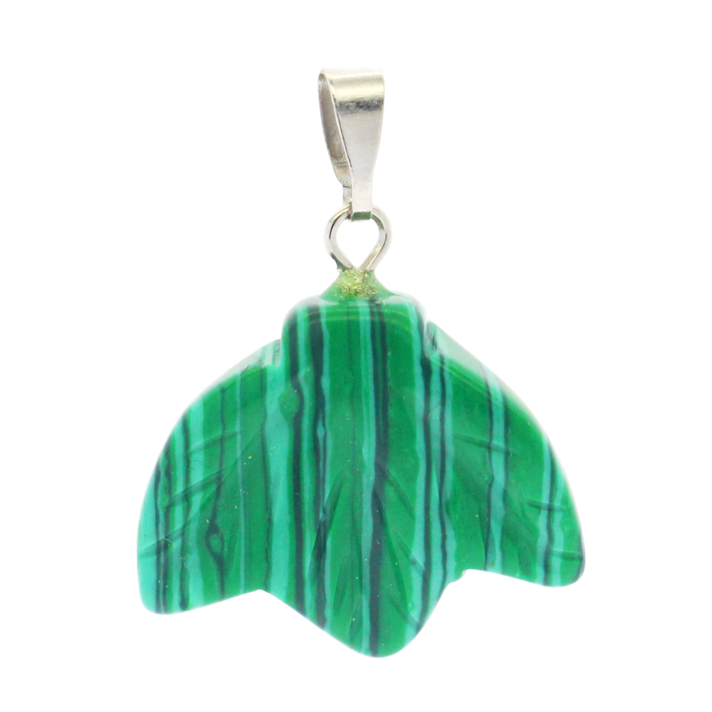 Natural gemstone carving leaves shape agate stone pendant set 12 mixed color semi-precious stone pendant wholesale