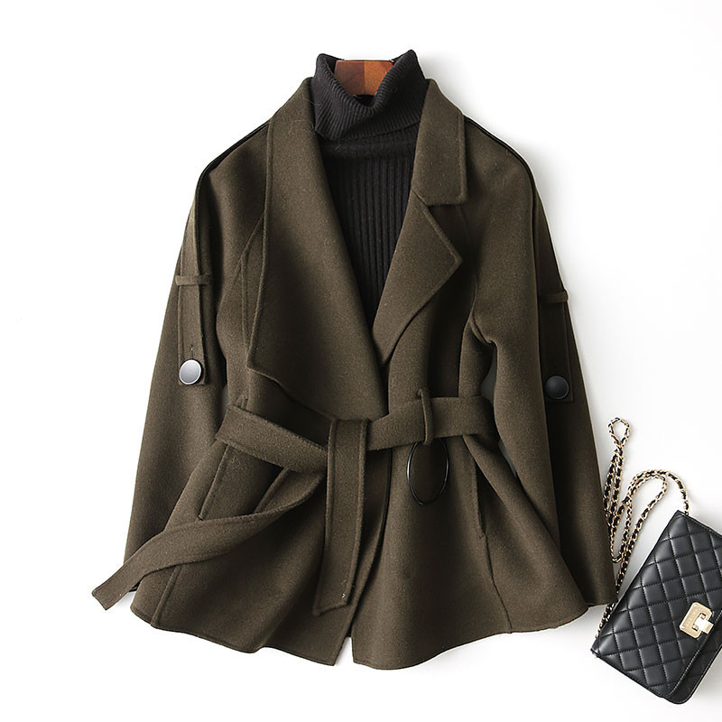 4040 Casual Wool Coat Female Autumn Winter Double-sided Coat Women Short Outerwear casaco feminino 37349 WYQ3365, Beige
4040 Casual Wool Coat Female Autumn Winter Double-sided Coat Women Short Outerwear casaco feminino 37349 WYQ3365, Beige