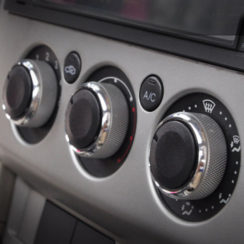 3Pcs/Set Car Air Condition Control Switch Knob For Ford Focus 2 MK2 3 MK3 Mondeo Accessories
