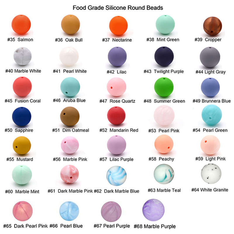 100pcs 12mm Mixed color Silicone Round Shaped Beads DIY Toddler Teether Food Grade Baby Teething Jewelry Necklace Nursing Accessories
100pcs 12mm Mixed color Silicone Round Shaped Beads DIY Toddler Teether Food Grade Baby Teething Jewelry Necklace Nursing Accessories