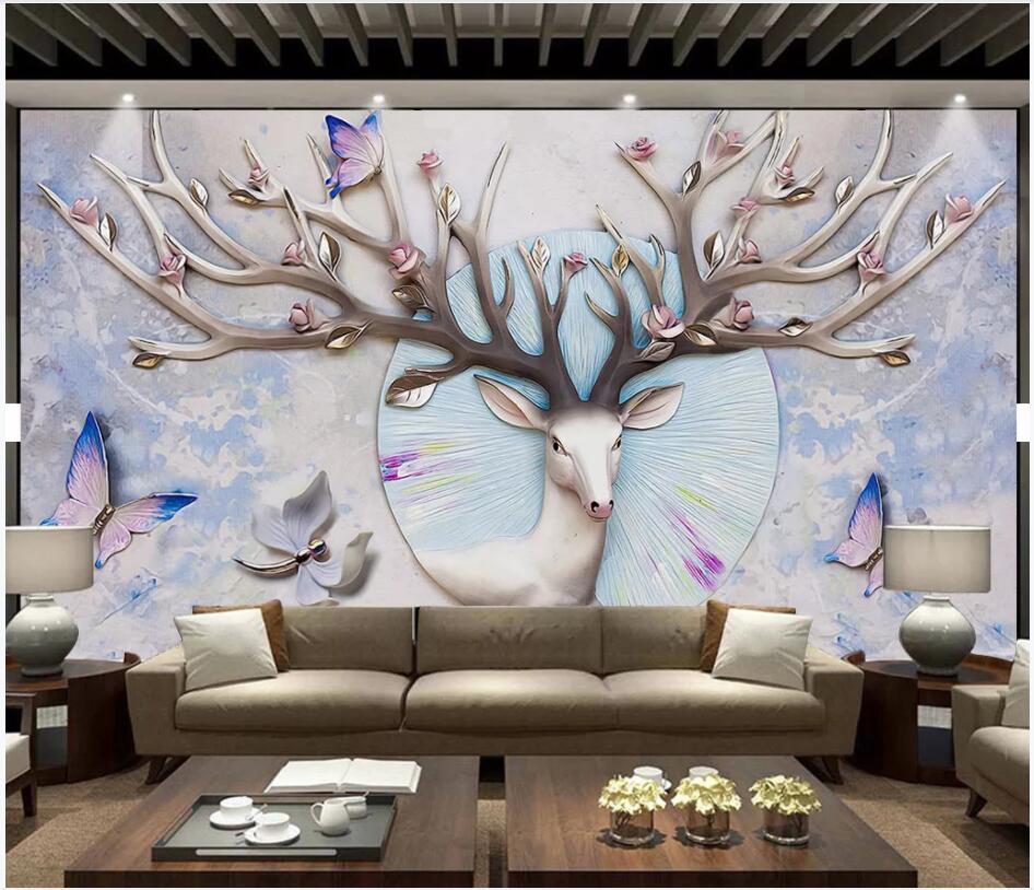 3d wallpaper custom photo Embossed sika deer butterfly background living room home decor 3d wall murals wallpaper for walls 3 d, Non-woven wallpaper
3d wallpaper custom photo Embossed sika deer butterfly background living room home decor 3d wall murals wallpaper for walls 3 d, Non-woven wallpaper