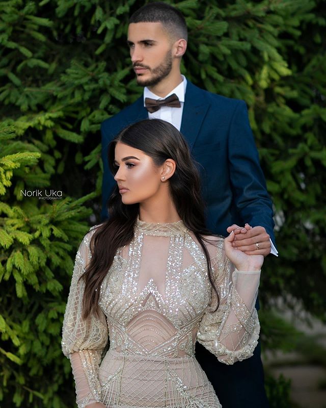 2020 Bohemian New Arrival Long Sleeve A-line Evening Dresses Lace Sequins Tassel High Neck Formal Dresses Ankle Length Zipper Party Gowns
